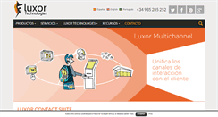 Desktop Screenshot of luxortec.com