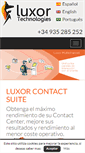 Mobile Screenshot of luxortec.com